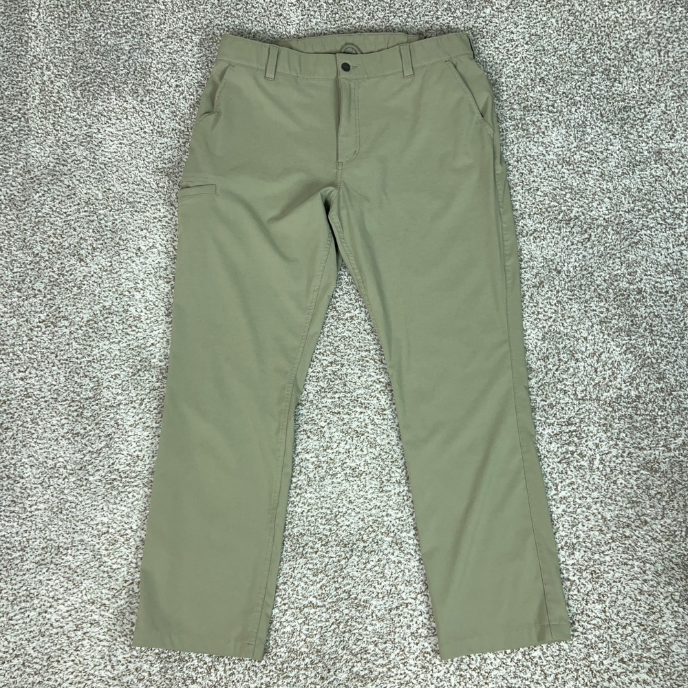Carhartt Pants Men L Regular Green Beige Relaxed Fit Force Sun Defender Workwear